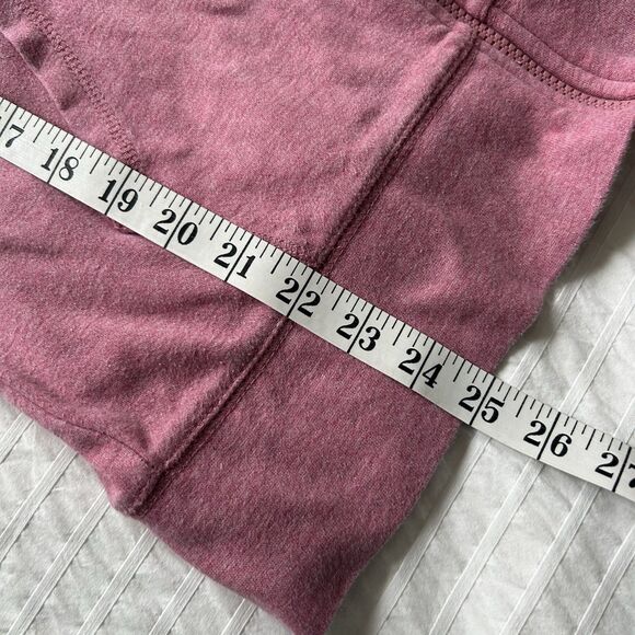 Pact Organic Cotton Pink Full Zip Hoodie Sweatshirt Size Large Sustainable READ - Picture 12 of 14